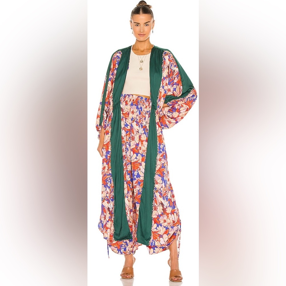 Free People Intimately Free Elegant Floral In Bloom Kimono